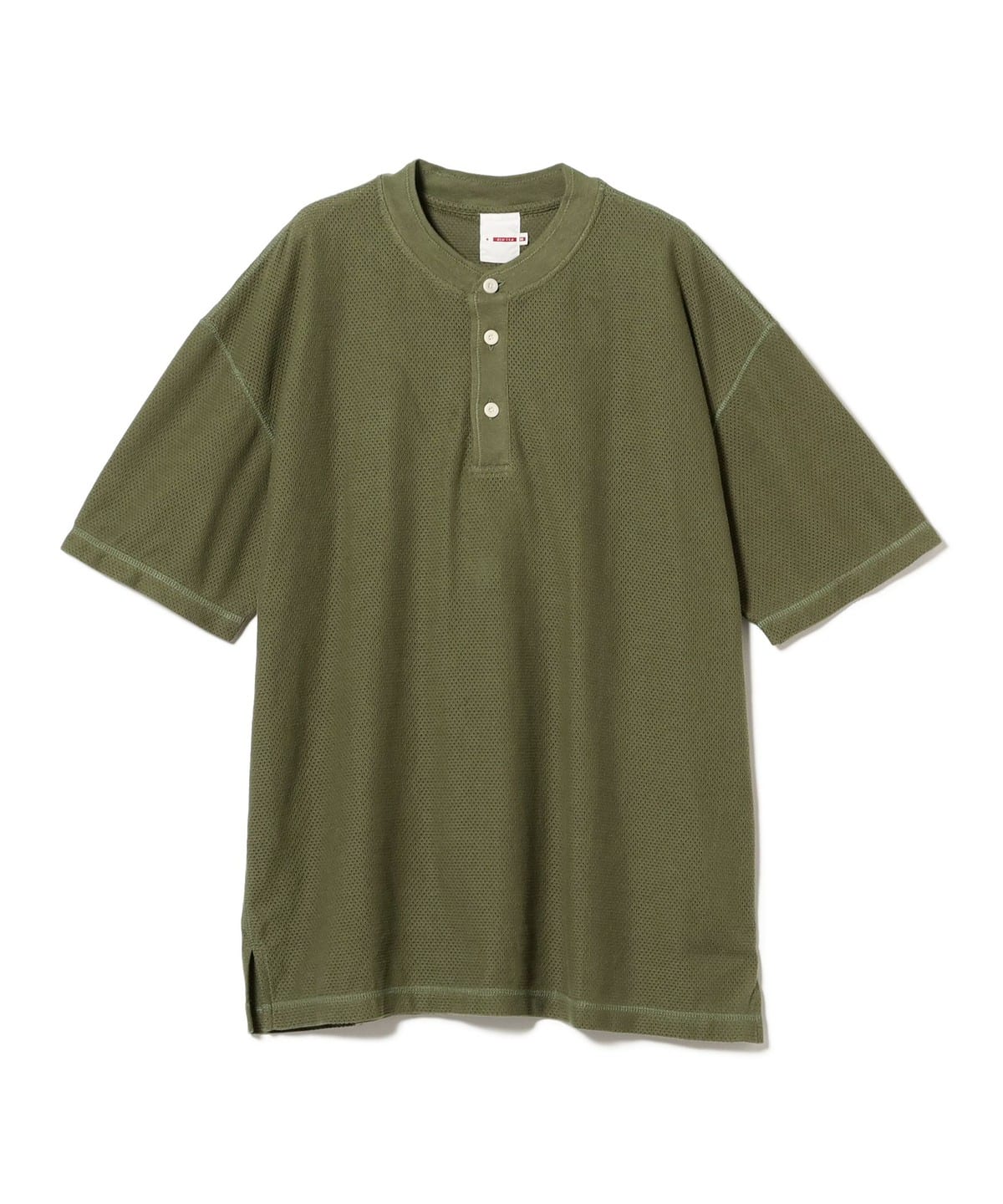 【別注】dip ディップ / Mesh Henley Neck T-shirt Tシャツ・カットソー MEN OLIVE L 【別注】dip ディップ / Mesh Henley Neck T-shirt Tシャツ・カットソー MEN OLIVE L