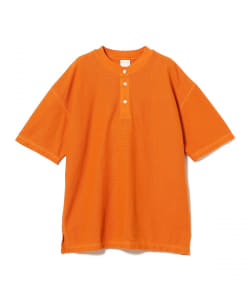 【別注】dip / Mesh Henley Neck T-shirt