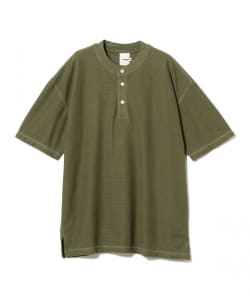 【別注】dip / Mesh Henley Neck T-shirt