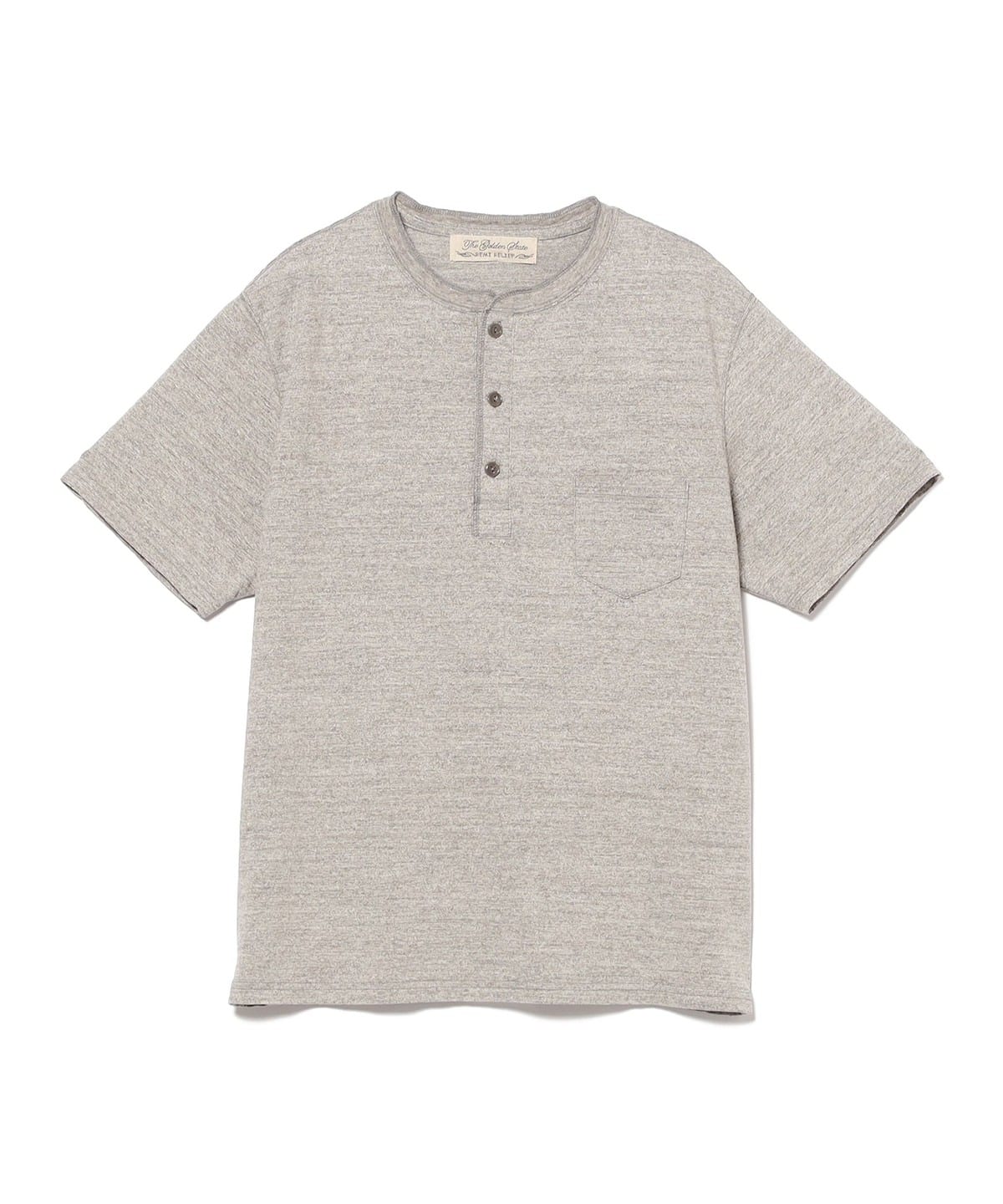 【別注】REMI RELIEF レミレリーフ / Henley Neck Pocket T-shirt Heather Grey Tシャツ・カットソー MEN HEATHER GREY XL 【別注】REMI RELIEF レミレリーフ / Henley Neck Pocket T-shirt Heather Grey Tシャツ・カットソー MEN HEATHER GREY XL