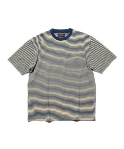 Pocket Tee Indigo Stripe