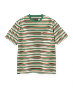 Pocket Tee Multi Stripe Tee