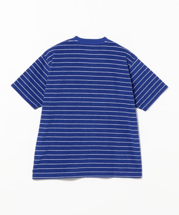 【8/6再値下げ】Pocket Tee Pile Stripe