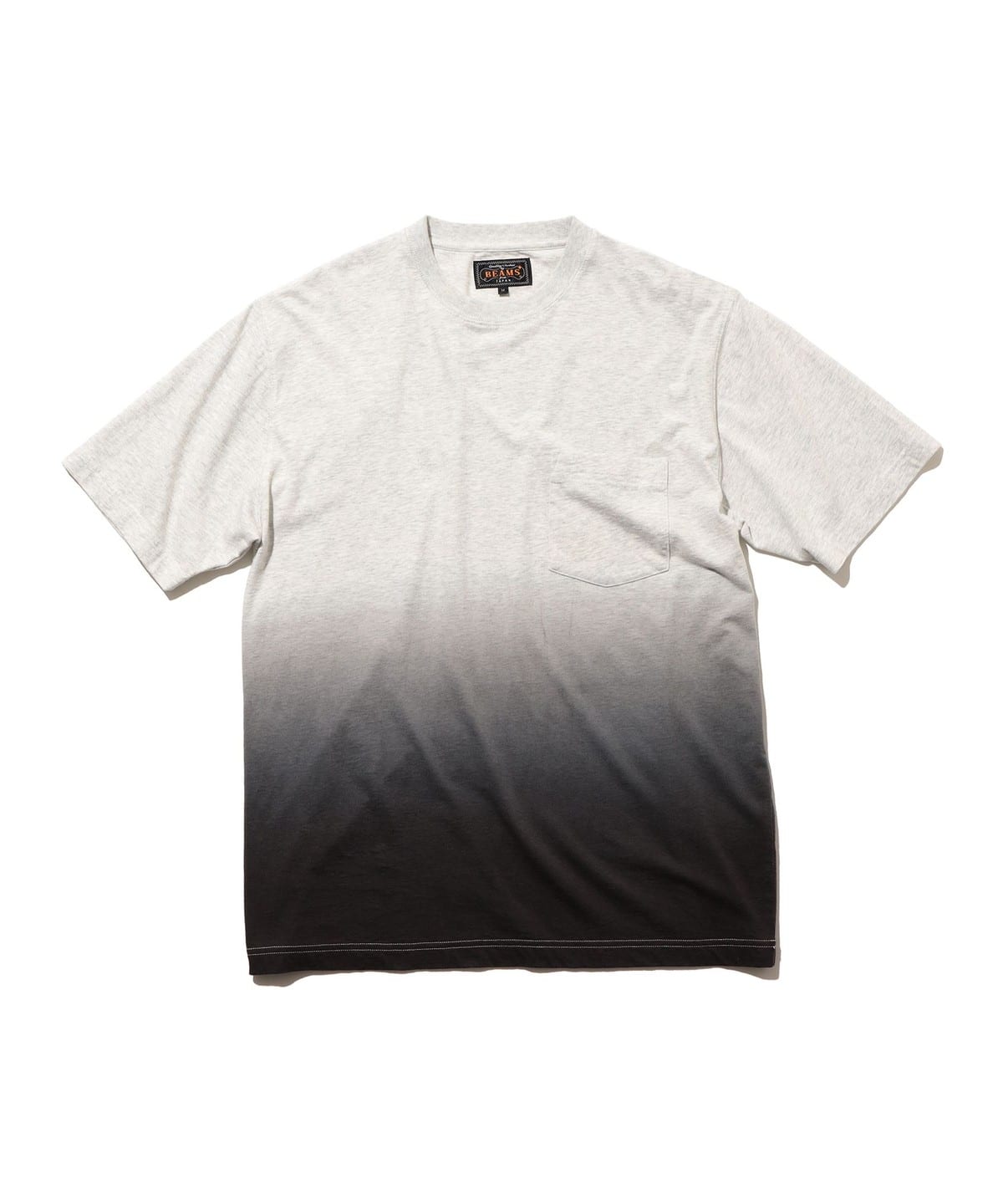 【新品】WAREHOUSE × BEAMS PLUS Tshirt スミクロ L BEAMS PLUS（ビームス プラス）Pocket Tee Gradation Dye（Tシャツ