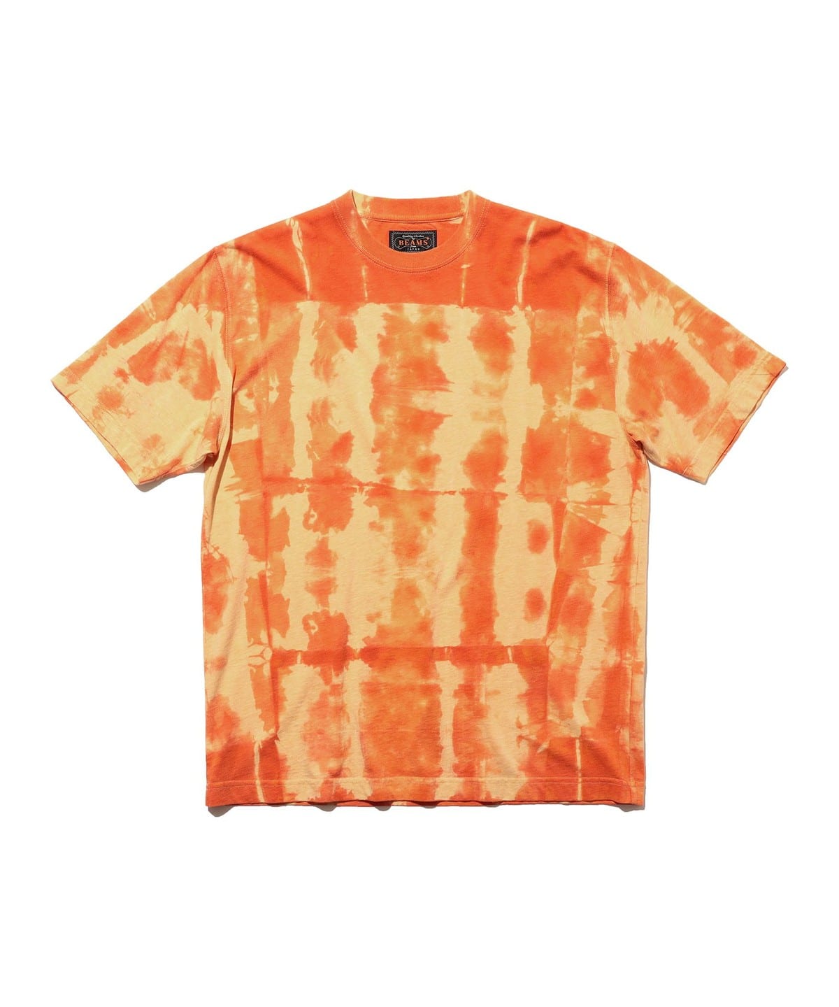 'Crew Tee 'Itajime Shibori' T�V���c�E�J�b�g�\�[ MEN YELLOW S'