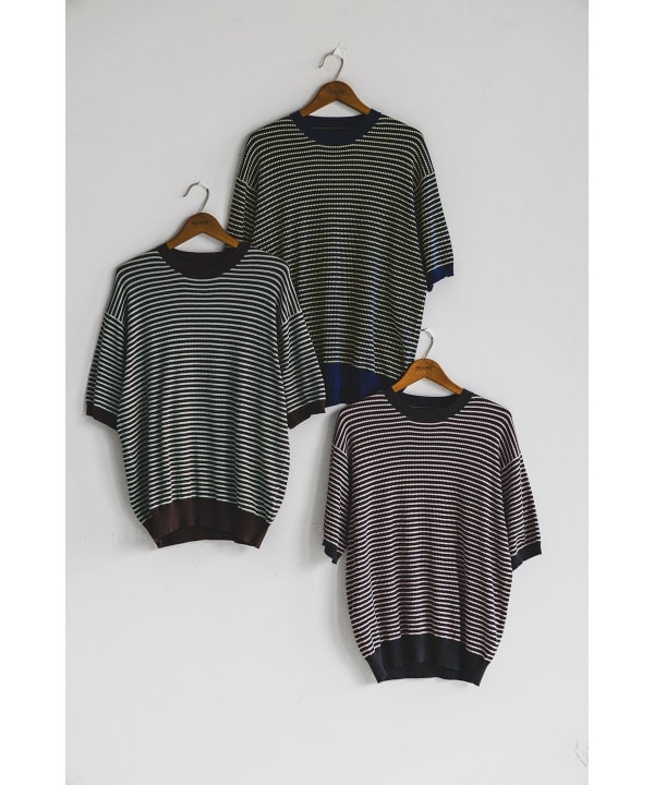 【8/6再値下げ】Knit Tee Dot Pattern Jacquard