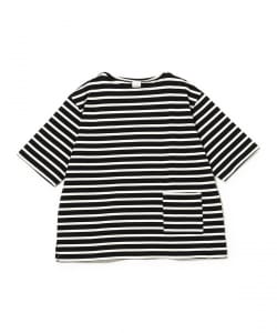 sage de cret / 6/4 Sleeve Boat Neck T-Shirt
