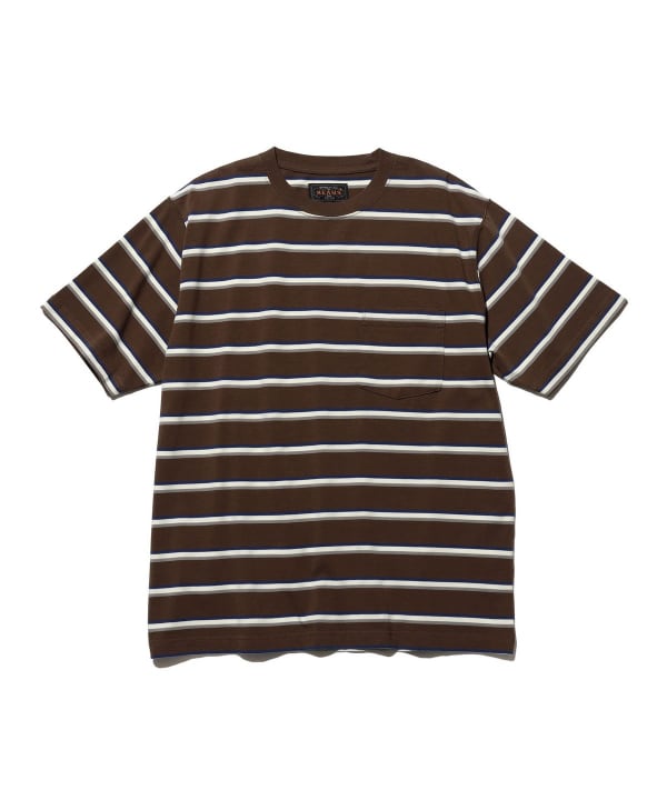 Pocket Tee Multi Stripe①