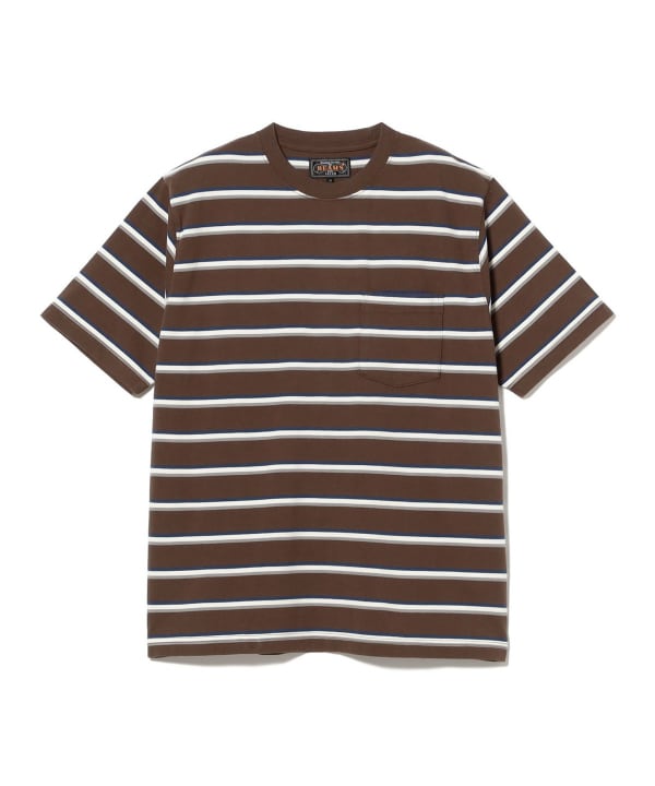 Pocket Tee Multi Stripe①