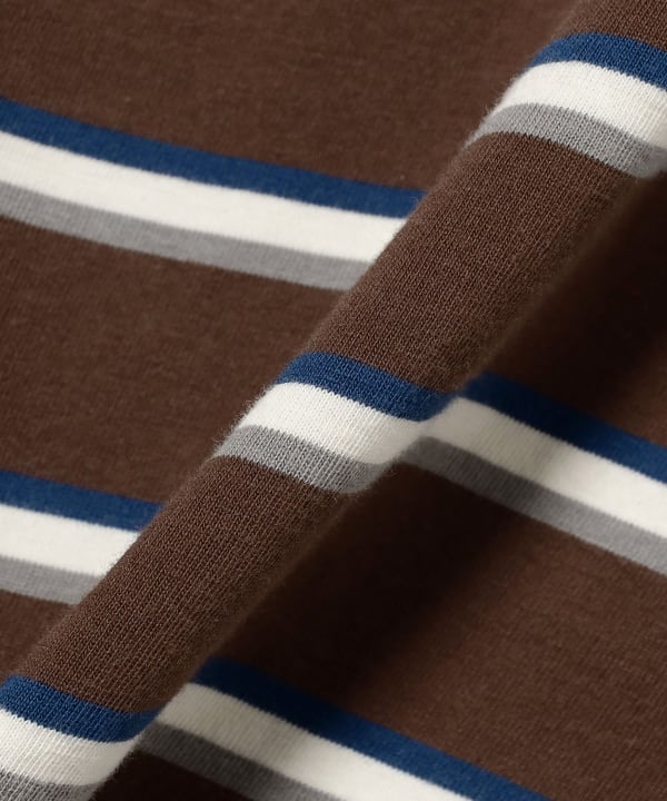 Pocket Tee Multi Stripe①