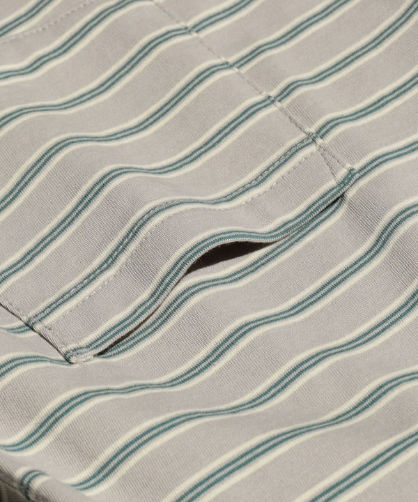 Pocket Tee Multi Stripe①