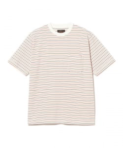 Pocket Tee Multi Stripe①