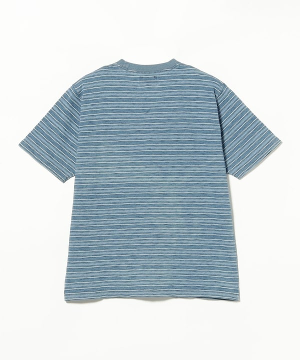 Pocket Tee Indigo Stripe