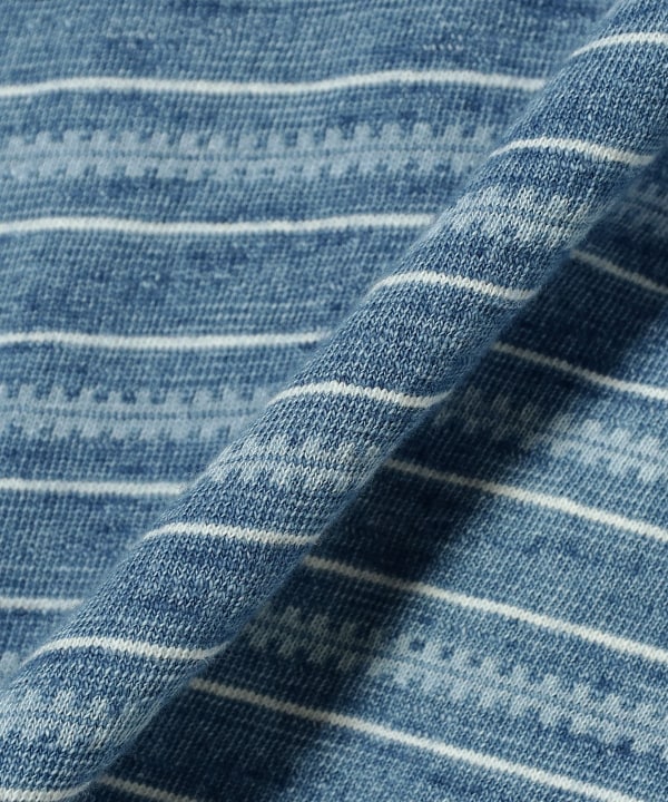 Pocket Tee Indigo Stripe