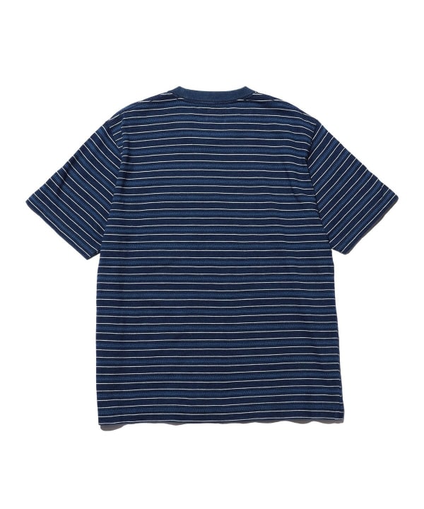 Pocket Tee Indigo Stripe