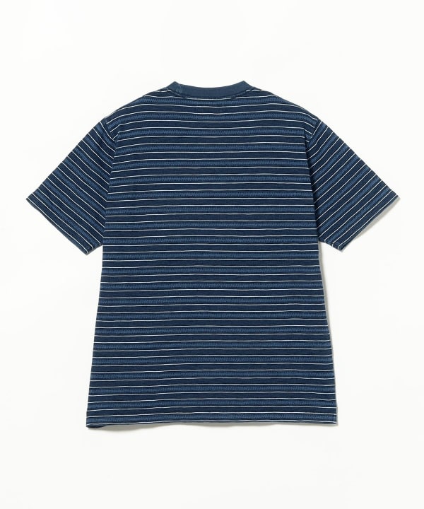 Pocket Tee Indigo Stripe