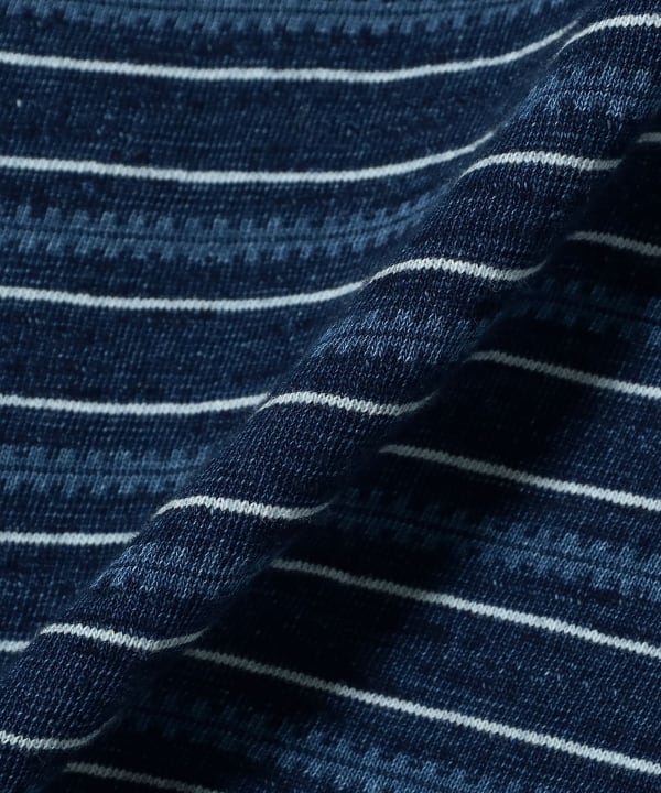 Pocket Tee Indigo Stripe