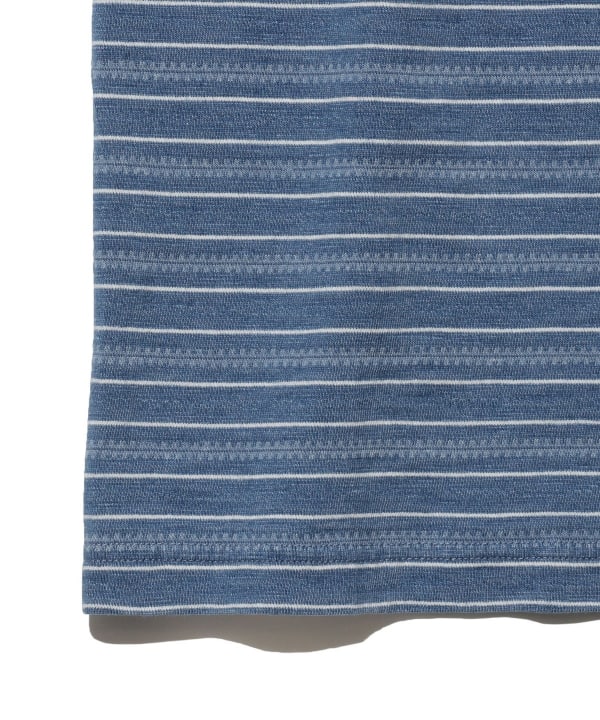 Pocket Tee Indigo Stripe