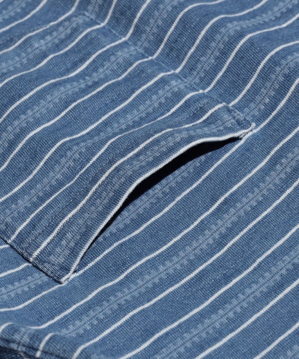Pocket Tee Indigo Stripe