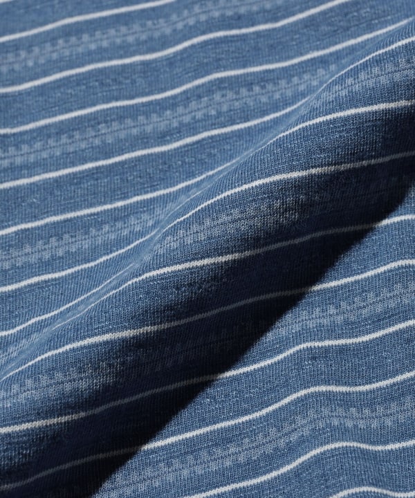 Pocket Tee Indigo Stripe