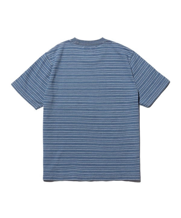 Pocket Tee Indigo Stripe