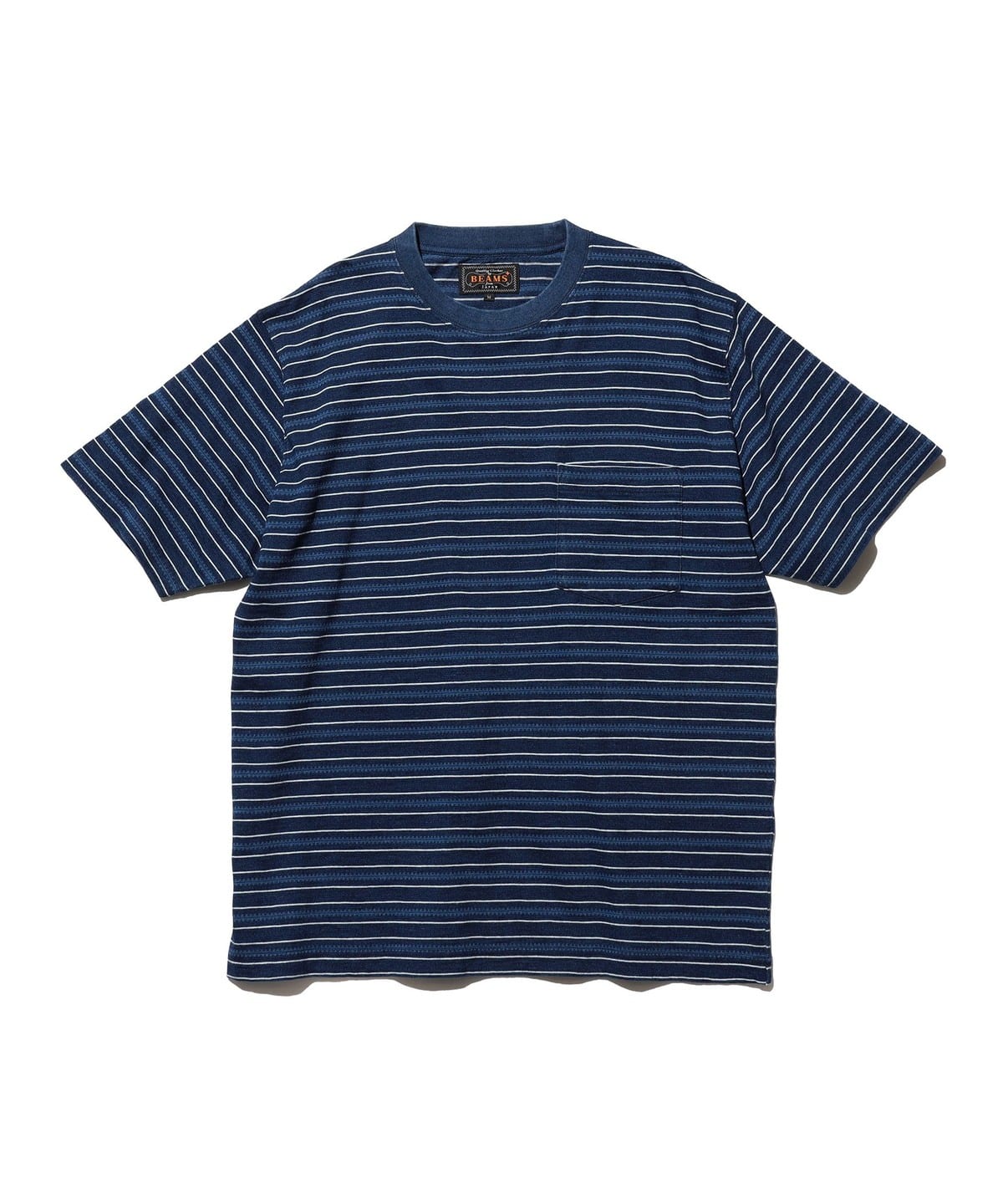 Pocket Tee 藍染條紋口袋T恤