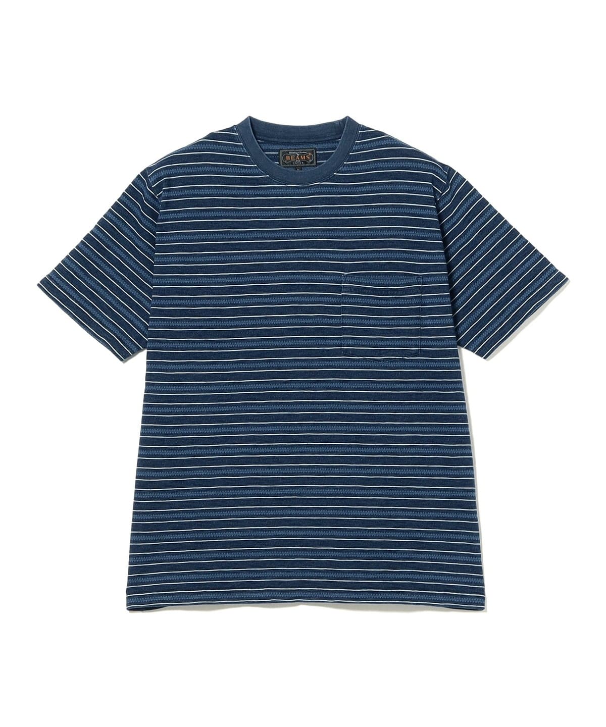 Pocket Tee 藍染條紋口袋T恤