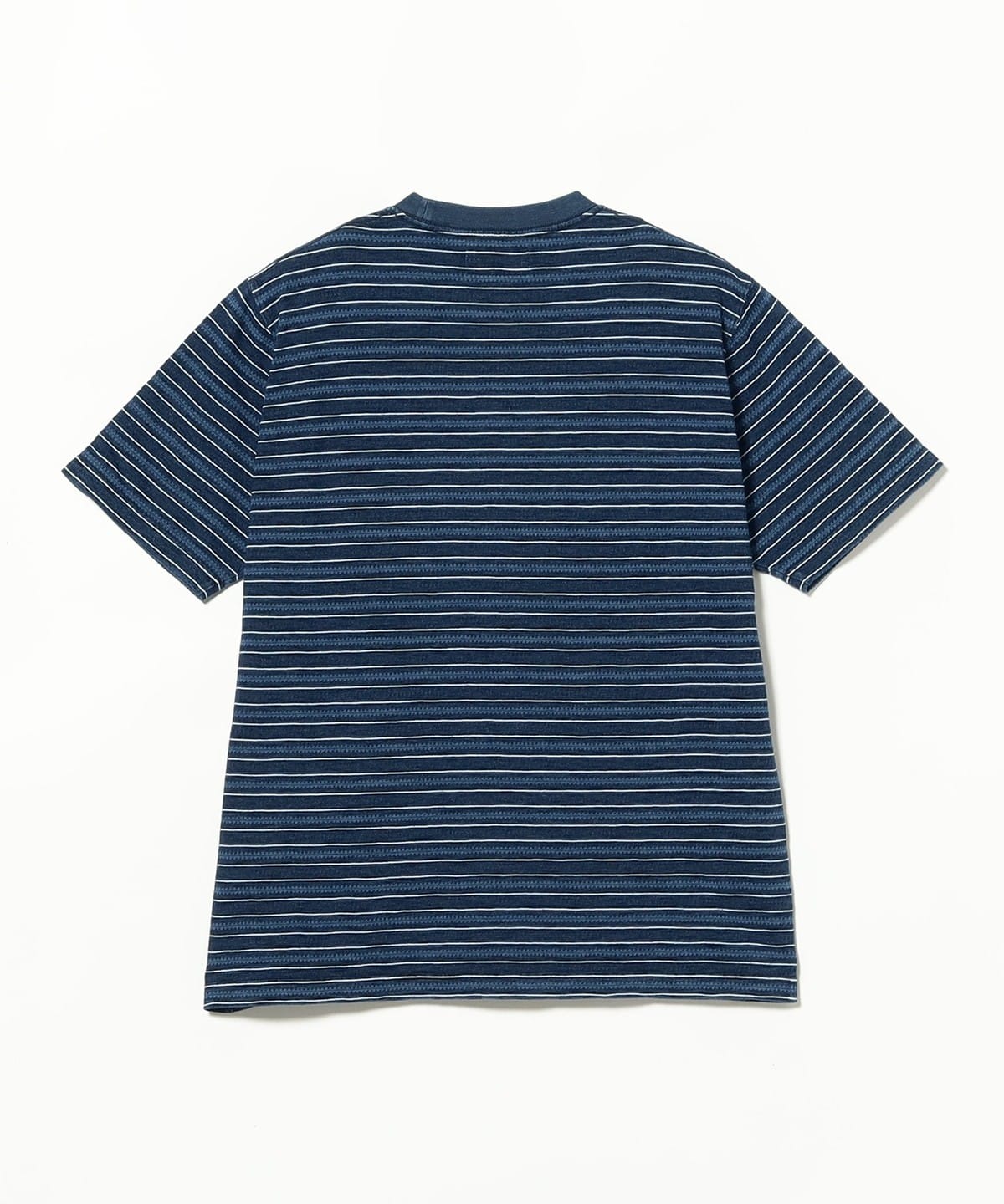 Pocket Tee 藍染條紋口袋T恤