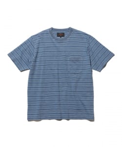 Pocket Tee Indigo Stripe