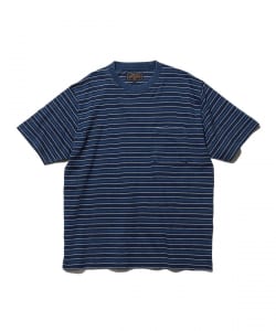 Pocket Tee Indigo Stripe