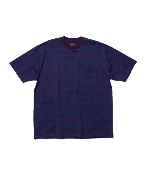 Pocket Tee Jacquard Stripe