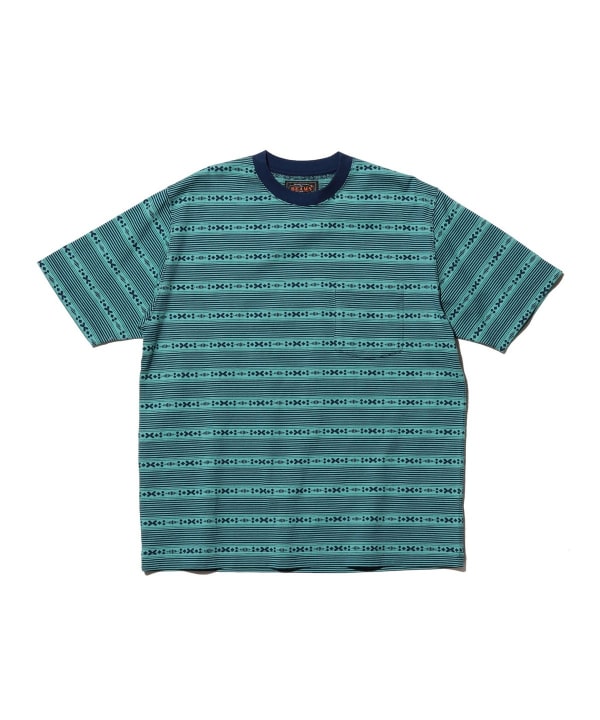 Pocket Tee Jacquard Stripe
