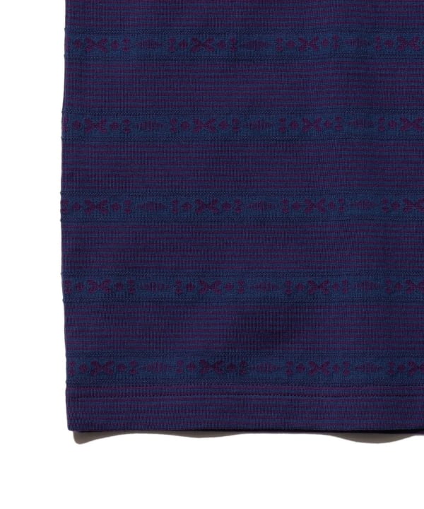 Pocket Tee Jacquard Stripe
