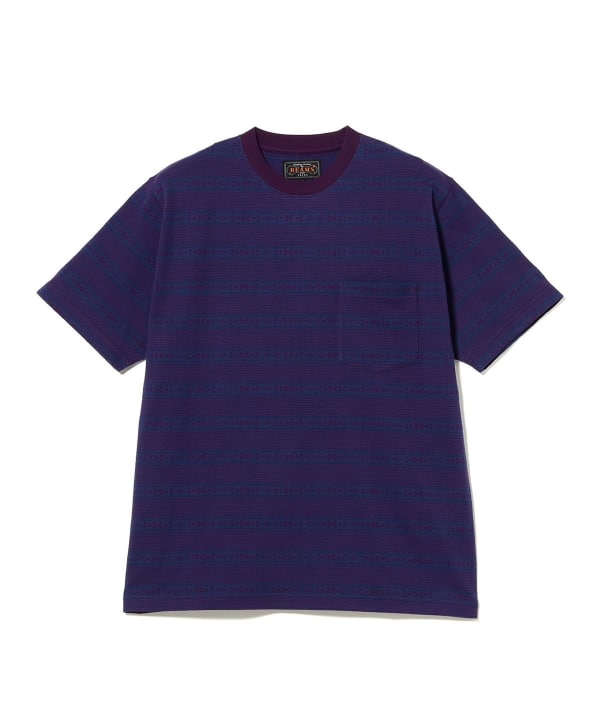 Pocket Tee Jacquard Stripe