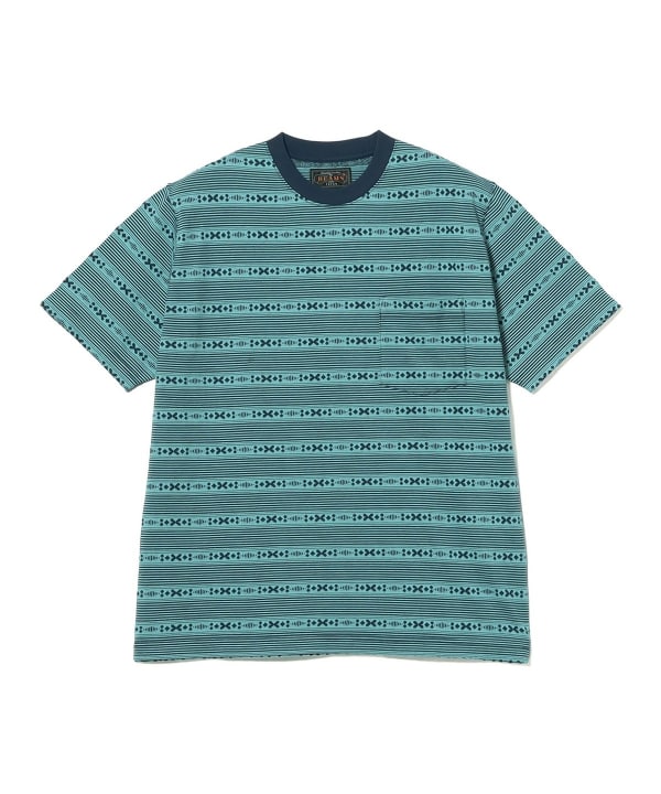 Pocket Tee Jacquard Stripe