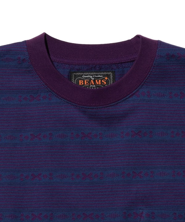Pocket Tee Jacquard Stripe