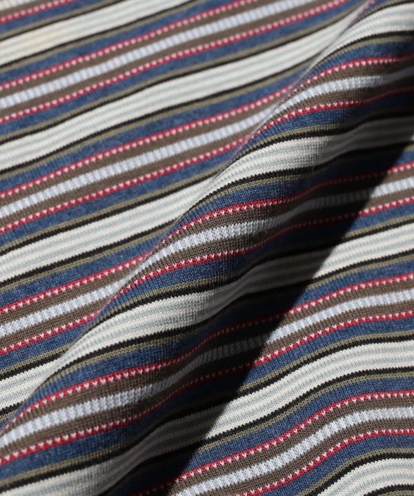 Pocket Tee Multi Stripe②