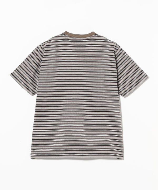 Pocket Tee Multi Stripe②