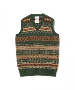 ▲Jamieson’s × BEAMS PLUS / 別注 Vee Neck Vest