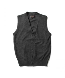 ▲BEAMS PLUS / ボタン ニット ベスト