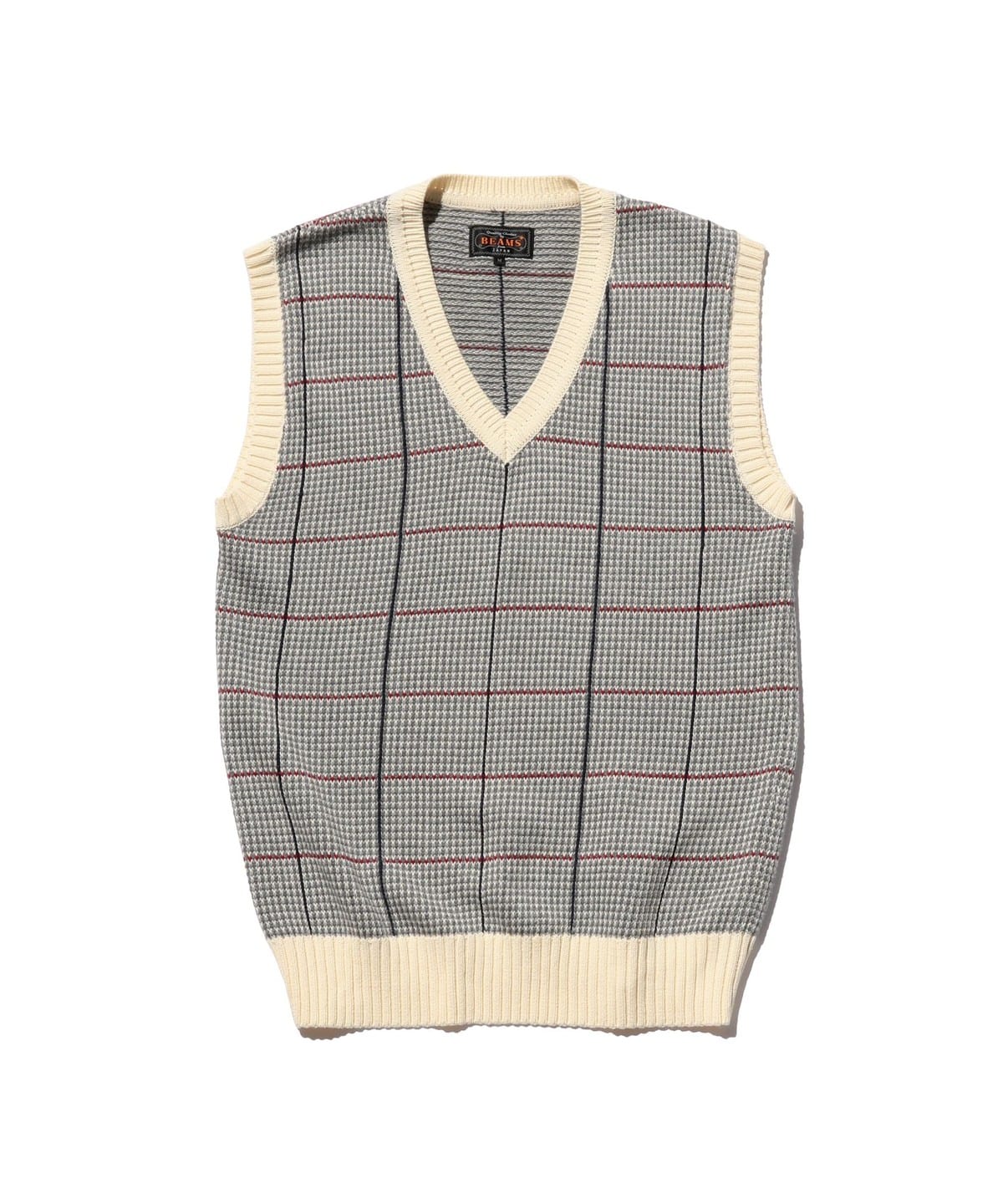 BEAMS PLUS（ビームス プラス）BEAMS PLUS / Cotton Linen Vest Plaid