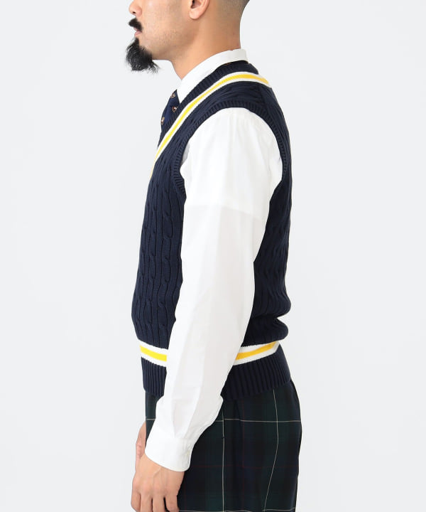 BEAMS PLUS（ビームス プラス）ALAN PAINE / 別注 Cotton Criket Vest 