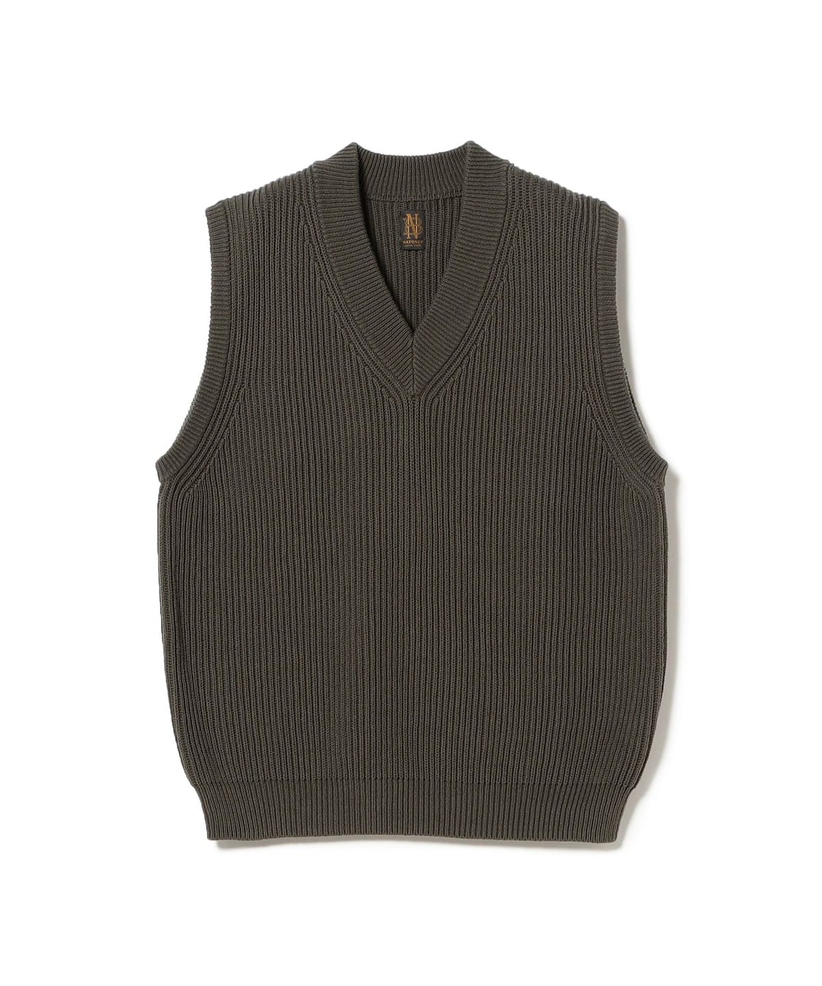【別注】BATONER バトナー / V NECK VEST トップス MEN CHARCOAL. G 2 【別注】BATONER バトナー / V NECK VEST トップス MEN CHARCOAL. G 2