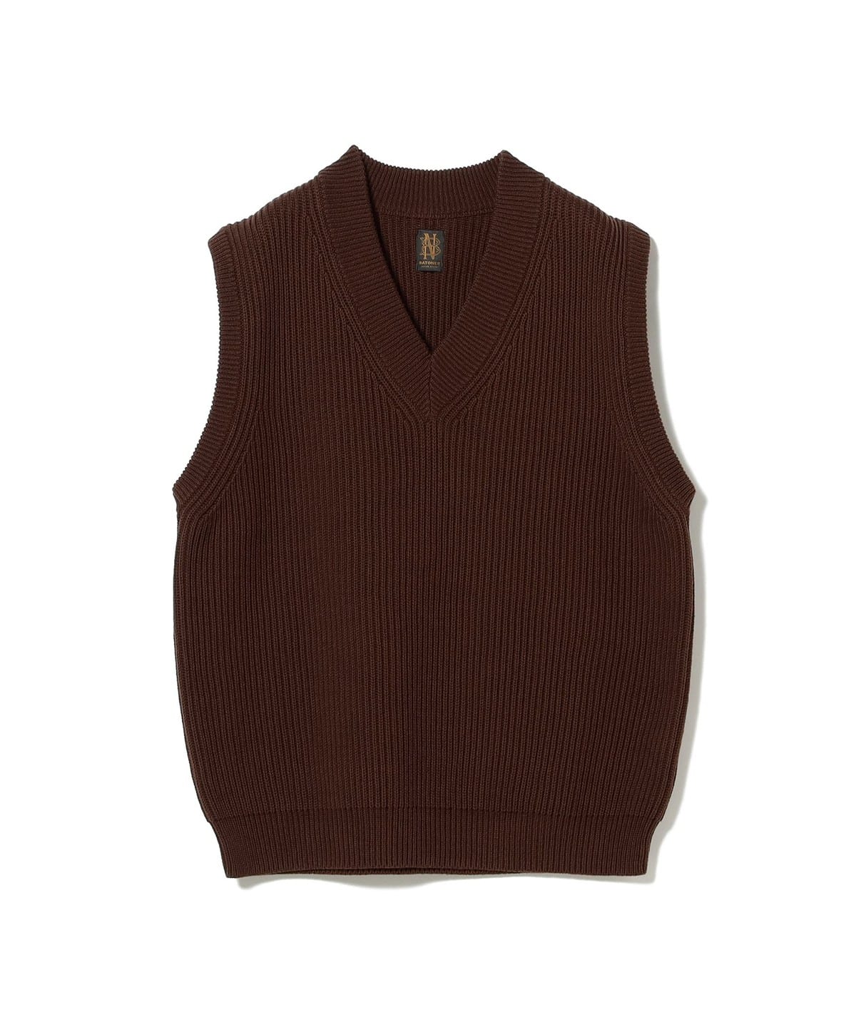 【別注】BATONER バトナー / V NECK VEST トップス MEN D. BROWN 4 【別注】BATONER バトナー / V NECK VEST トップス MEN D. BROWN 4