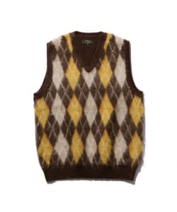 BEAMS PLUS / Argyle Vest Mohair