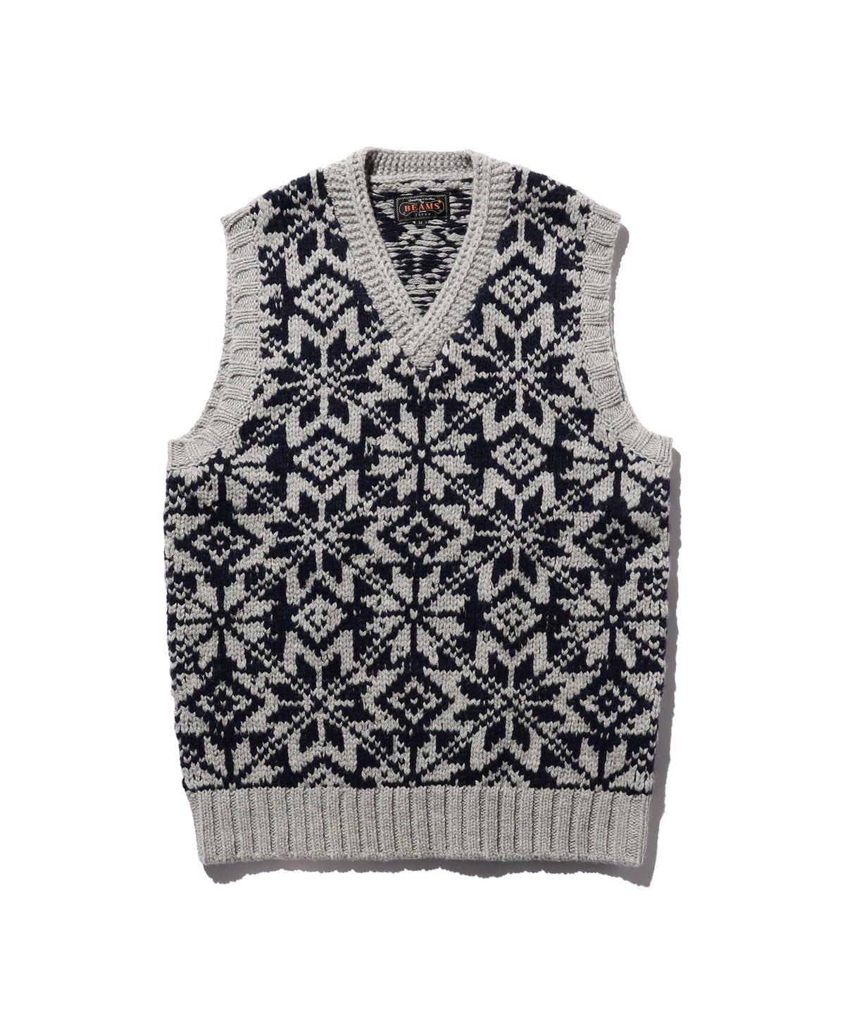 Snow Pattern Vest 3G トップス MEN NAVY S Snow Pattern Vest 3G トップス MEN NAVY S