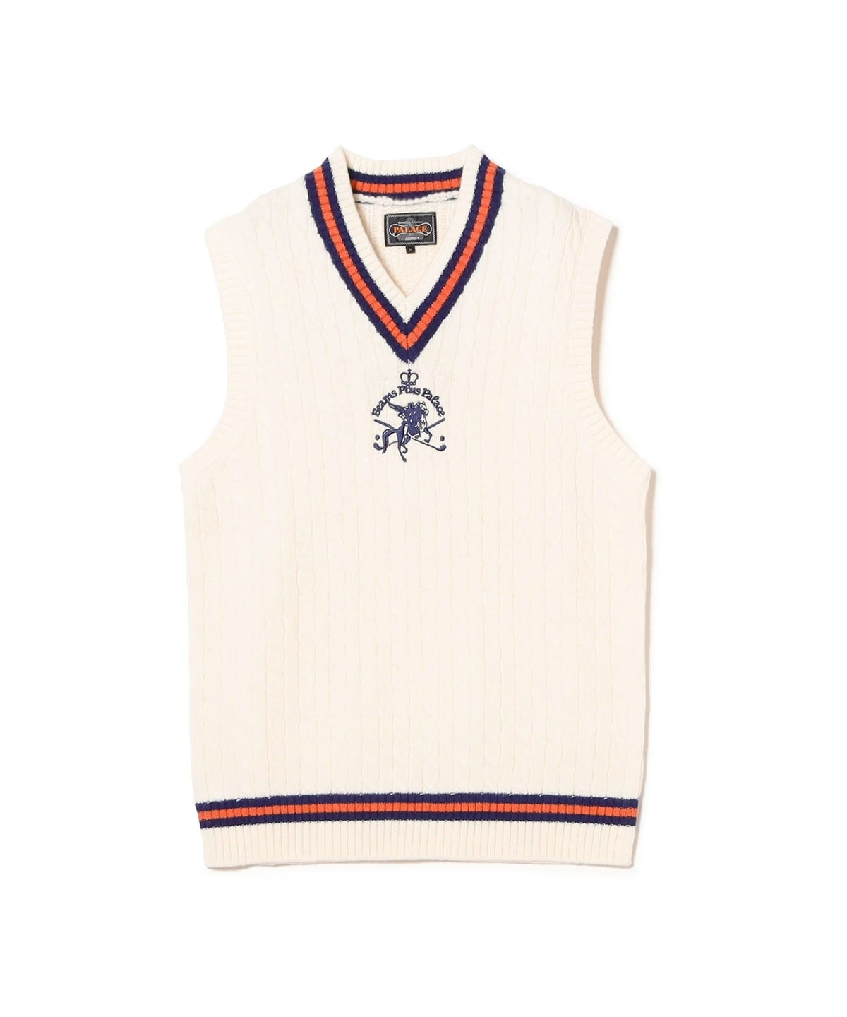 【別注】PALACE / CABLE VEST トップス MEN WHITE L 【別注】PALACE / CABLE VEST トップス MEN WHITE L