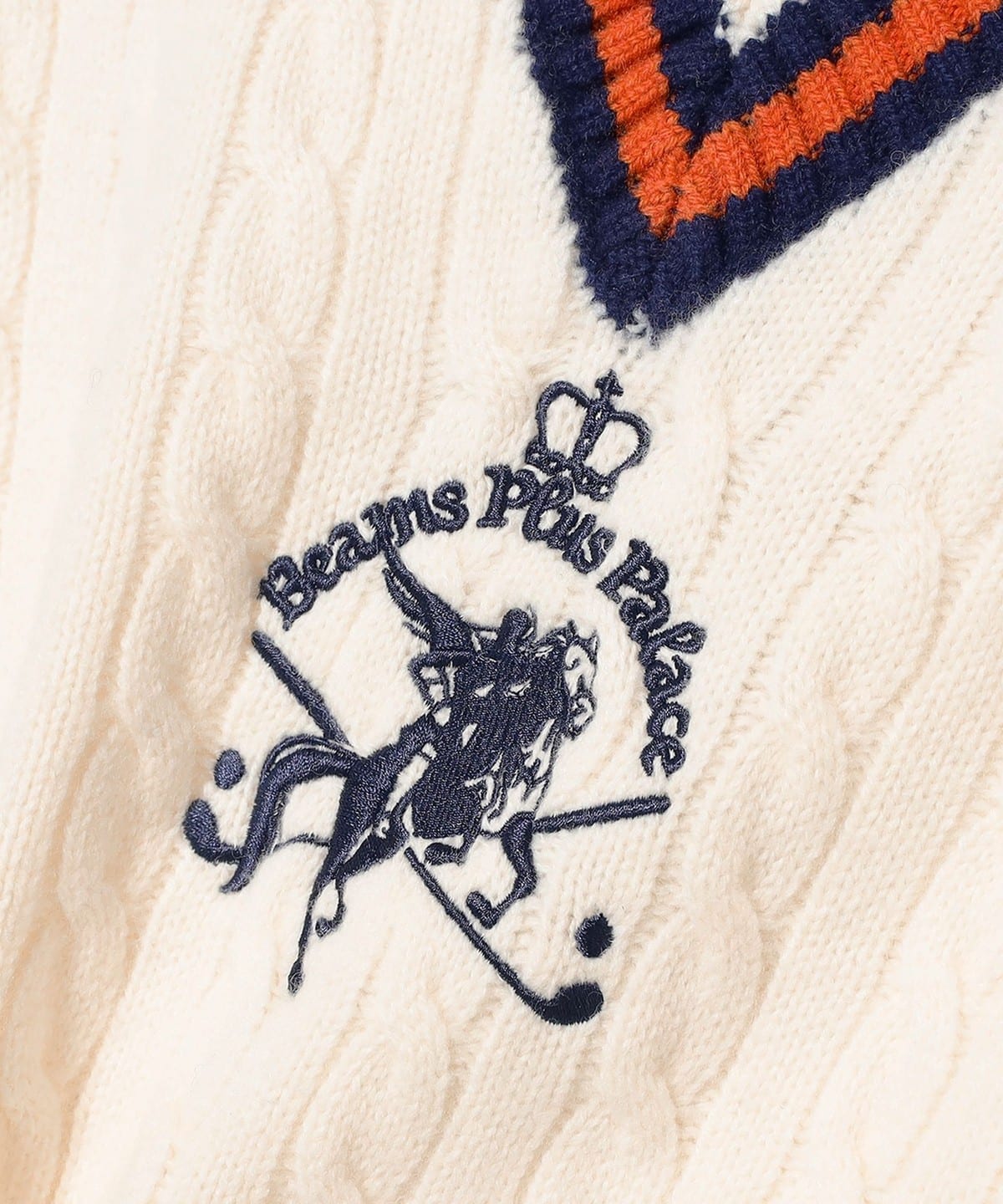 24AW 別注 BEAMS PLUS ビームス PALACE パレス ベスト BEAMS PLUS（ビームス プラス）【別注】PALACE / CABLE VEST