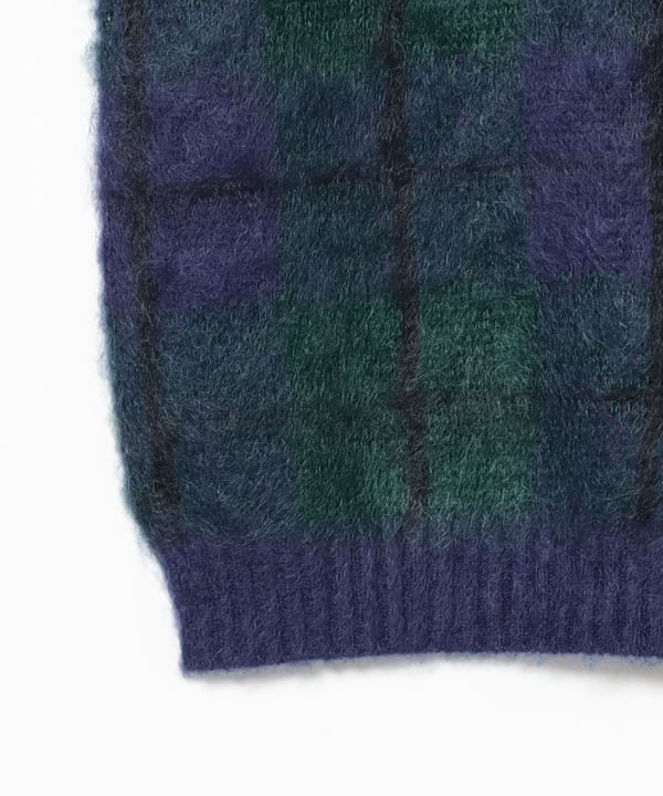 BEAMS PLUS(ビームス プラス)Check Vest Mohair(トップス BEAMS PLUS(ビームス プラス)Check Vest Mohair(トップス