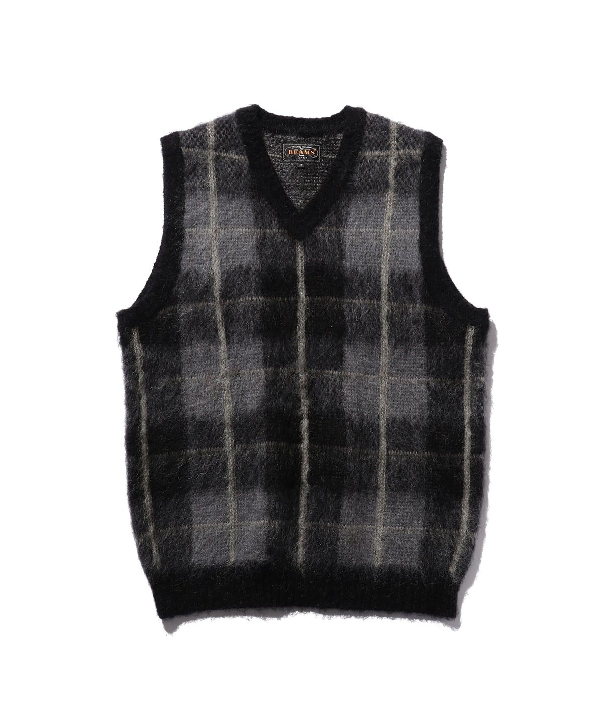 BEAMS PLUS（ビームス プラス）Check Vest Mohair（トップス